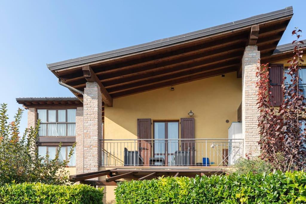 Casa Brilde, Appartamento Con Piscina Saló Exterior foto